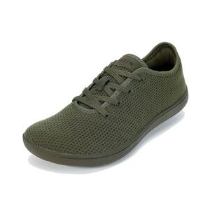 WHITIN Men's Wide Barefoot Zero Drop Sneakers Olive Green size 8 (EU 41)